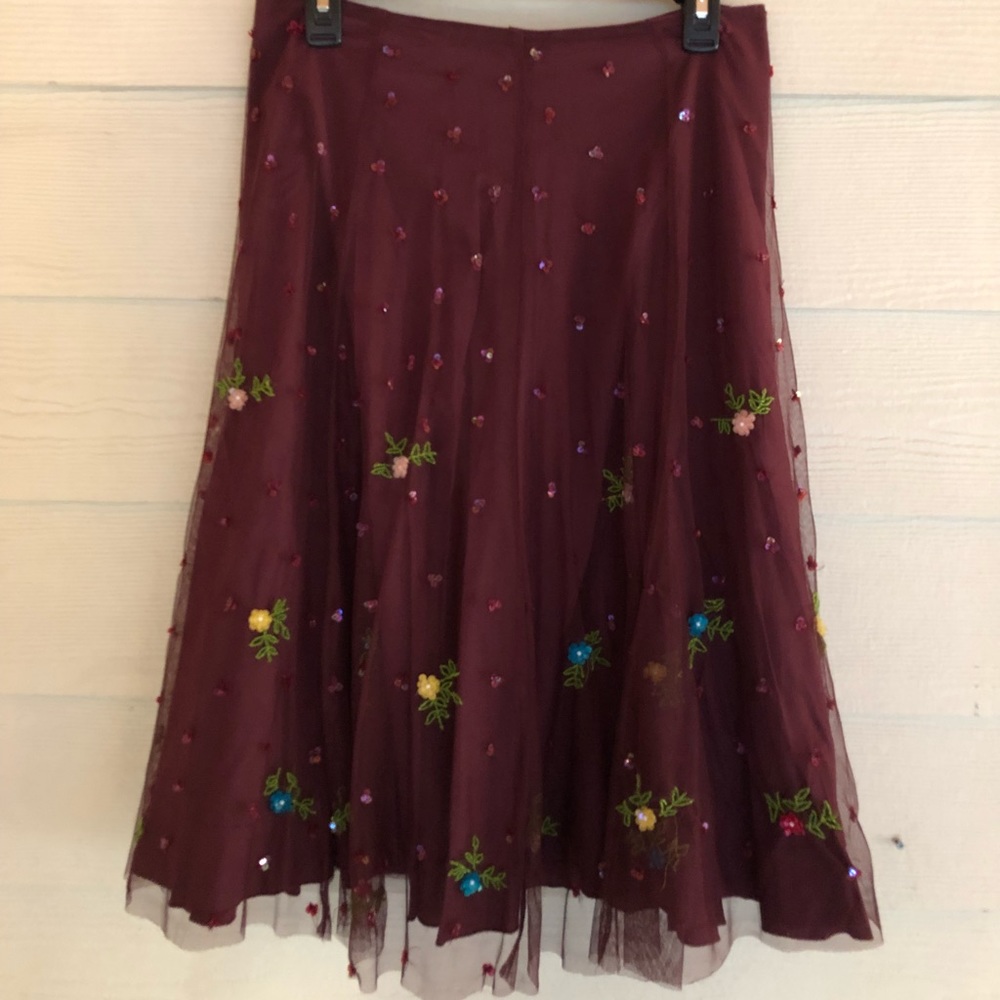 Persaman New York Beaded Skirt Size 8